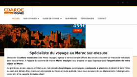 What Marocvoyages.com website looked like in 2017 (6 years ago)
