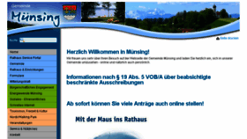 What Muensing.de website looked like in 2017 (8 years ago)