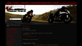 What Motobystre.cz website looked like in 2017 (6 years ago)