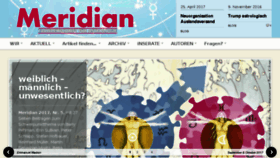 What Meridian-magazin.de website looked like in 2017 (6 years ago)