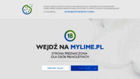 What Mylime.pl website looked like in 2017 (6 years ago)