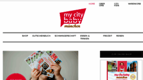 What Mycitybaby-muenchen.de website looked like in 2017 (6 years ago)