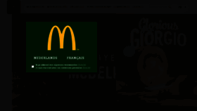 What Mcdonalds.be website looked like in 2017 (6 years ago)
