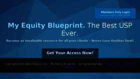 What Myequityblueprint.com website looked like in 2017 (6 years ago)