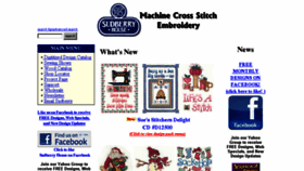 What Machinecrossstitch.com website looked like in 2017 (6 years ago)