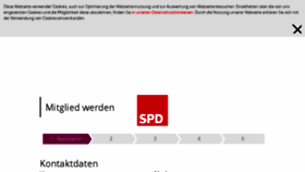 What Mitgliedwerden.spd.de website looked like in 2017 (6 years ago)