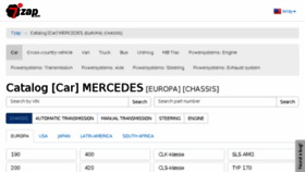 What Mercedes.7zap.com website looked like in 2017 (6 years ago)