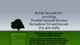 What Mobilesawmillnj.com website looked like in 2017 (6 years ago)