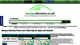 What Mosquedirectory.co.uk website looked like in 2017 (6 years ago)
