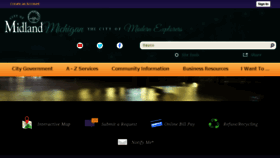 What Midland-mi.org website looked like in 2017 (7 years ago)