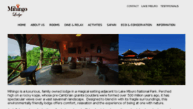 What Mihingo-lodge.com website looked like in 2017 (6 years ago)