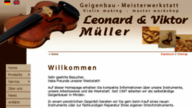 What Meistergeigen.de website looked like in 2017 (6 years ago)