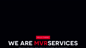 What Mvrservices.in website looked like in 2017 (8 years ago)