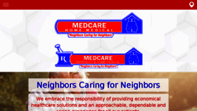 What Medcare-inc.com website looked like in 2017 (6 years ago)