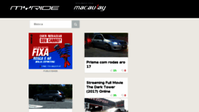 What Myride.com.br website looked like in 2017 (6 years ago)