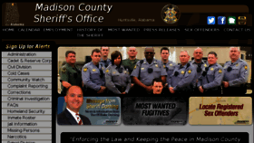 What Madisoncountysheriffal.org website looked like in 2017 (6 years ago)