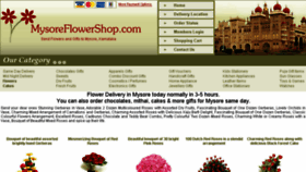 What Mysoreflowershop.com website looked like in 2017 (6 years ago)