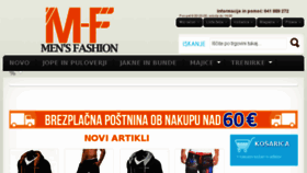 What Mfashion.si website looked like in 2017 (6 years ago)