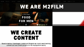 What M2film.dk website looked like in 2017 (6 years ago)