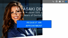 What Miyasakidental.com website looked like in 2017 (6 years ago)