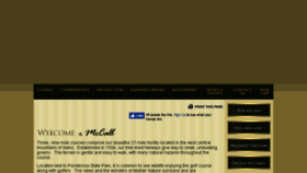 What Mccallgolfclub.com website looked like in 2017 (6 years ago)