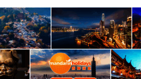 What Mandarinholidays.com website looked like in 2017 (6 years ago)