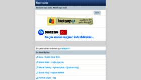What Mp3indirem.com website looked like in 2017 (6 years ago)