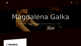 What Magdalena-galka.de website looked like in 2017 (6 years ago)