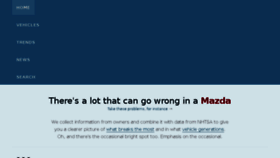 What Mazdaproblems.com website looked like in 2017 (8 years ago)