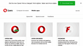 What M.opera.com website looked like in 2017 (6 years ago)