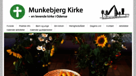 What Munkebjergkirke.dk website looked like in 2017 (6 years ago)