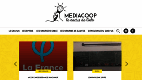What Mediacoop.fr website looked like in 2017 (6 years ago)