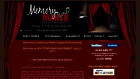 What Memorymakeraz.com website looked like in 2017 (6 years ago)