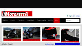 What Motoretta.de website looked like in 2017 (6 years ago)