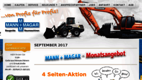 What Mann-magar.de website looked like in 2017 (6 years ago)