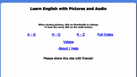 What My-english-dictionary.com website looked like in 2017 (6 years ago)