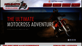 What Mauimotoadventures.com website looked like in 2017 (8 years ago)
