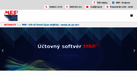 What Mrp.sk website looked like in 2017 (6 years ago)