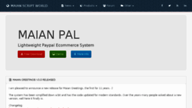 What Maianscriptworld.co.uk website looked like in 2017 (7 years ago)