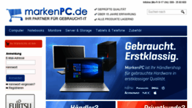 What Markenpc.com website looked like in 2017 (6 years ago)