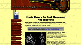 What Music-theory-for-musicians.com website looked like in 2017 (6 years ago)
