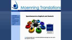 What Moenning-translations.de website looked like in 2017 (6 years ago)