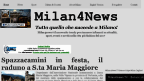 What Milan4news.com website looked like in 2017 (6 years ago)