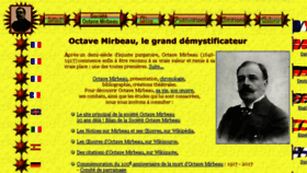 What Mirbeau.org website looked like in 2017 (6 years ago)