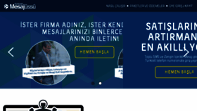 What Mesajussu.turkcell.com.tr website looked like in 2017 (6 years ago)