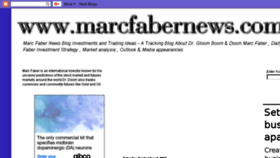 What Marcfabernews.com website looked like in 2017 (6 years ago)