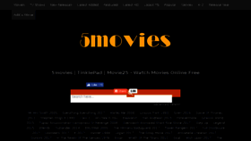 What Movie25.hk website looked like in 2017 (6 years ago)
