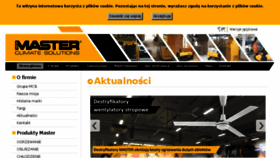 What Masterheaters.pl website looked like in 2017 (6 years ago)