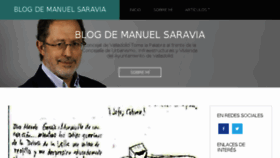What Manuelsaravia.es website looked like in 2017 (6 years ago)