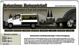 What Monteurzimmerkoeln.com website looked like in 2017 (6 years ago)
